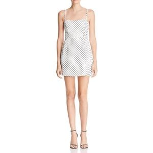 NWOT french connection polka dot mini dress
